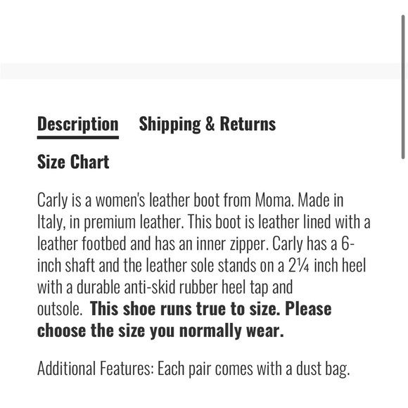 Moma Carly Tronchetto Boots NIB Size 41 - Picture 12 of 12